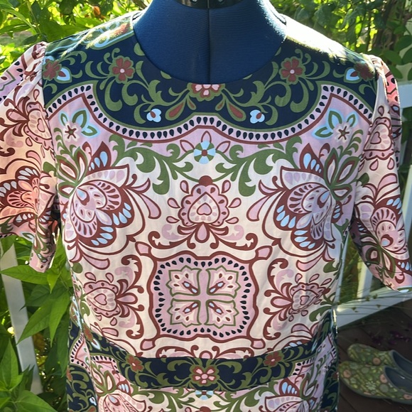 Boden Women’s Short Sleeved Multi Floral Patterned Dress - Picture 2 of 6